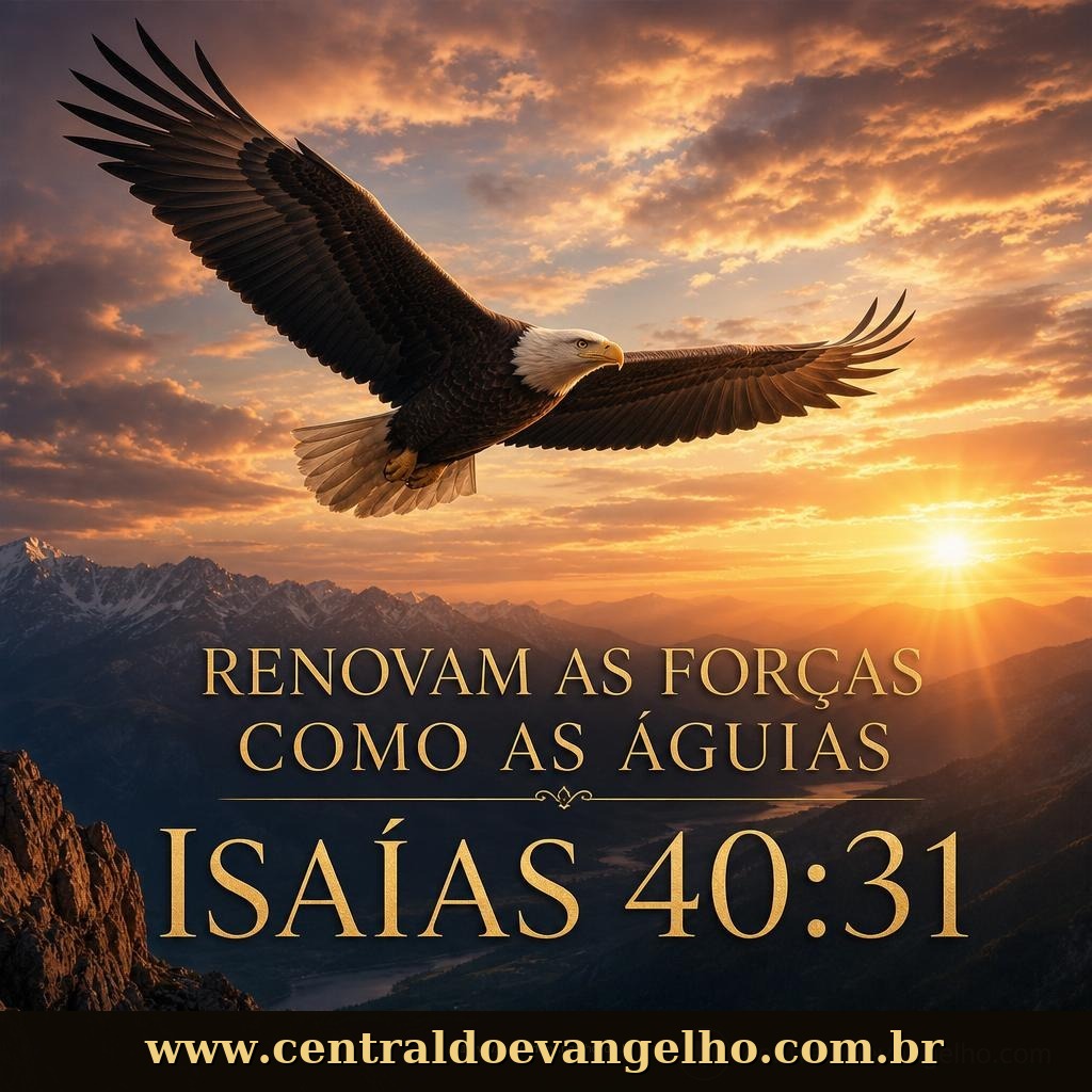 Os que esperam no Senhor renovam as forças — Isaías 40:31