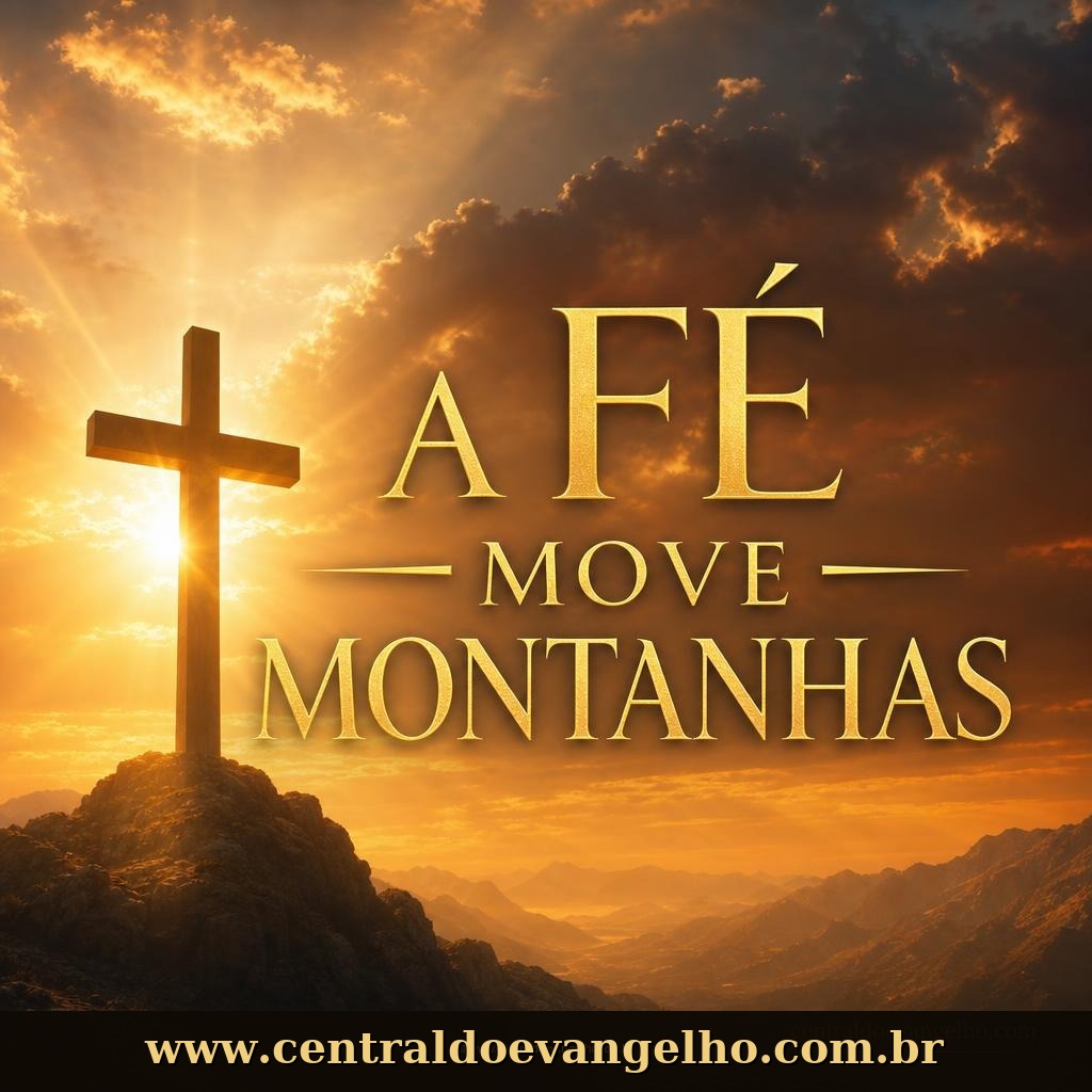 A fé move montanhas — confie no Senhor hoje!