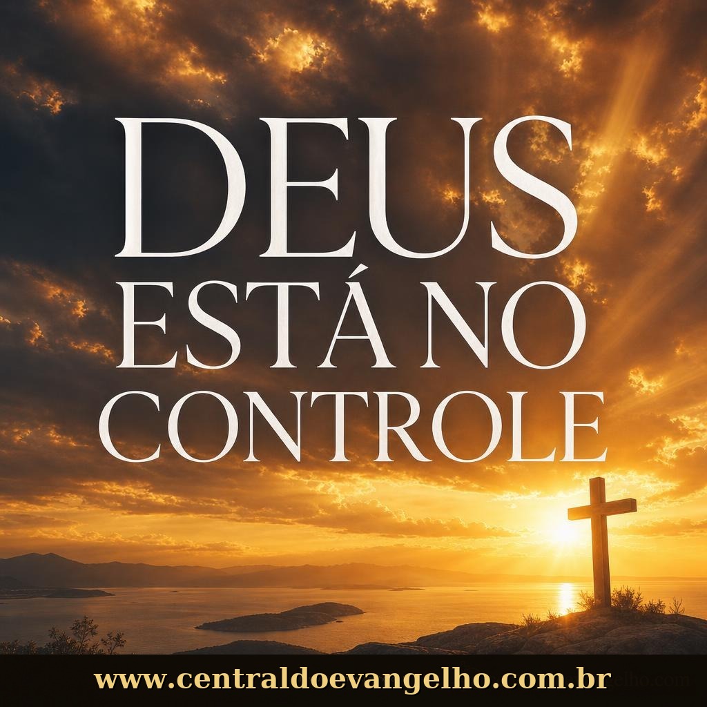 Deus está no controle de todas as coisas.