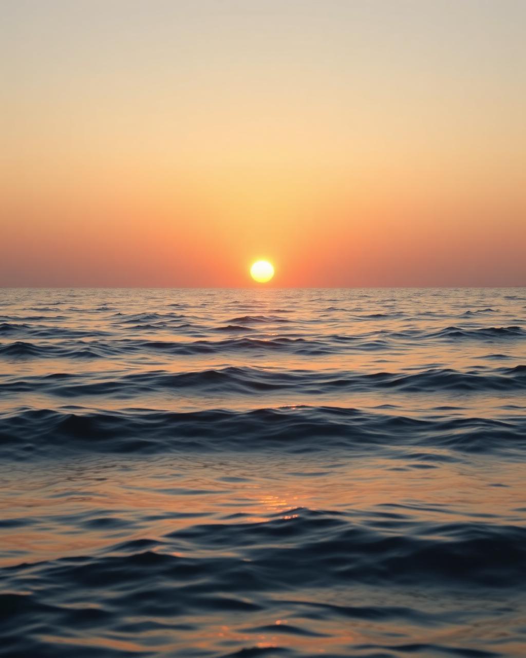 Oceano ao Entardecer